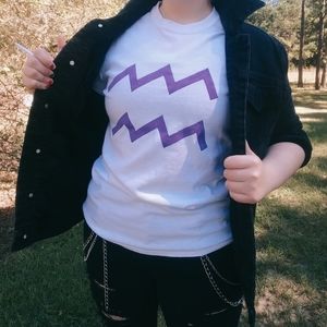 (Hand painted) Homestuck Cronus Ampora cosplay shirt